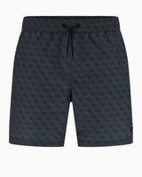 Guess Swimtrunk Medium Bottom Board Deniz Şortu Navy Embossed 4G Logo