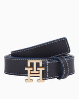 Tommy Hilfiger Logo Adjustable Kemer Space Blue