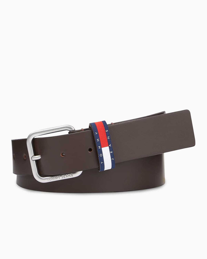 Tommy Hilfiger Ryan Fixed Belt Kemer Dark Brown