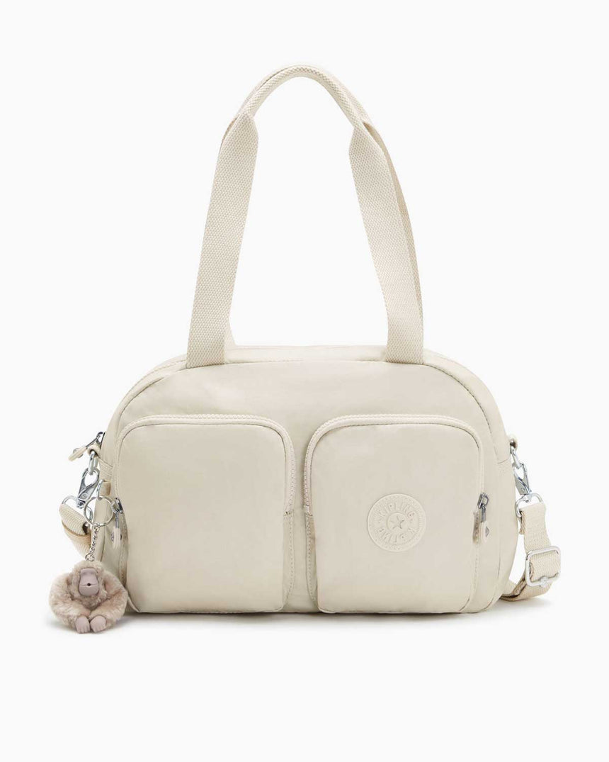 Kipling Cool Defea Omuz Çantası Beige Pearl