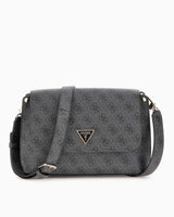 Guess Access Meridian II Kadın Omuz Çantası Coal Logo