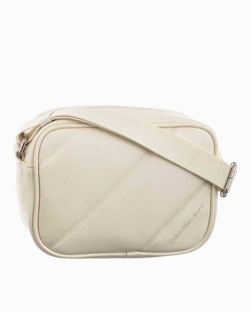 Calvin Klein Quilted Camera Bag Çapraz Askılı Çanta Papyrus
