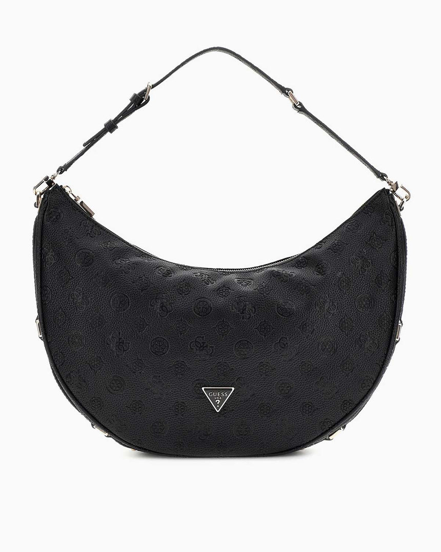 Guess Cresedia Large Hobo Omuz Çantası Black