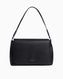 Calvin Klein Sleek Nylon Shoulder Bag Metal Logolu Omuz Çantası Black