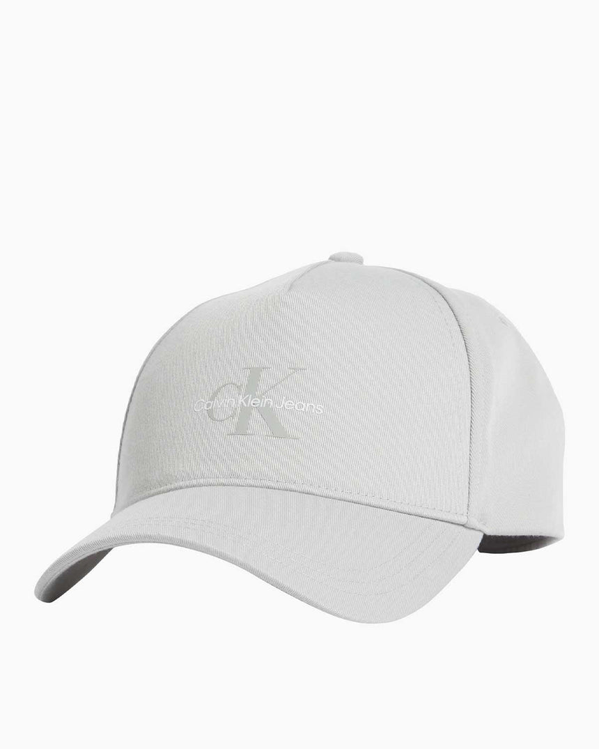 Calvin Klein Mono Logo Print Şapka Mirage Gray