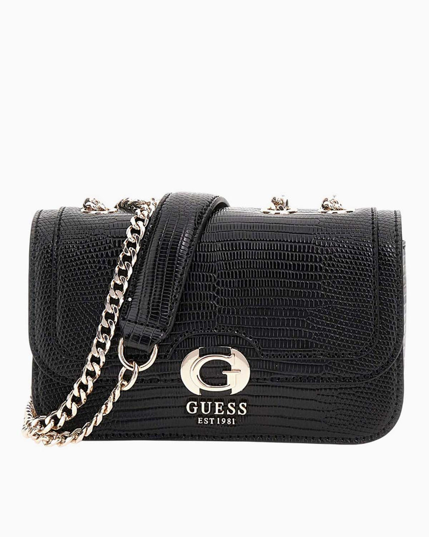 Guess Orlina Convertible Zincirli Çapraz Askılı Mini Çanta Black
