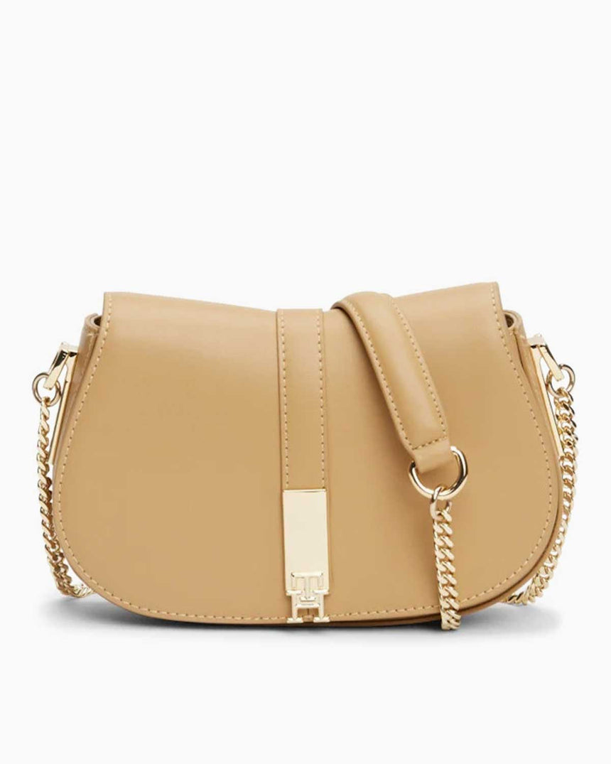 Tommy Hilfiger Heritage Kadın Çapraz Zincir Askılı Çanta Classic Khaki