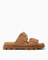 Camper Brutus Çift Bantlı Terlik Kahverengi