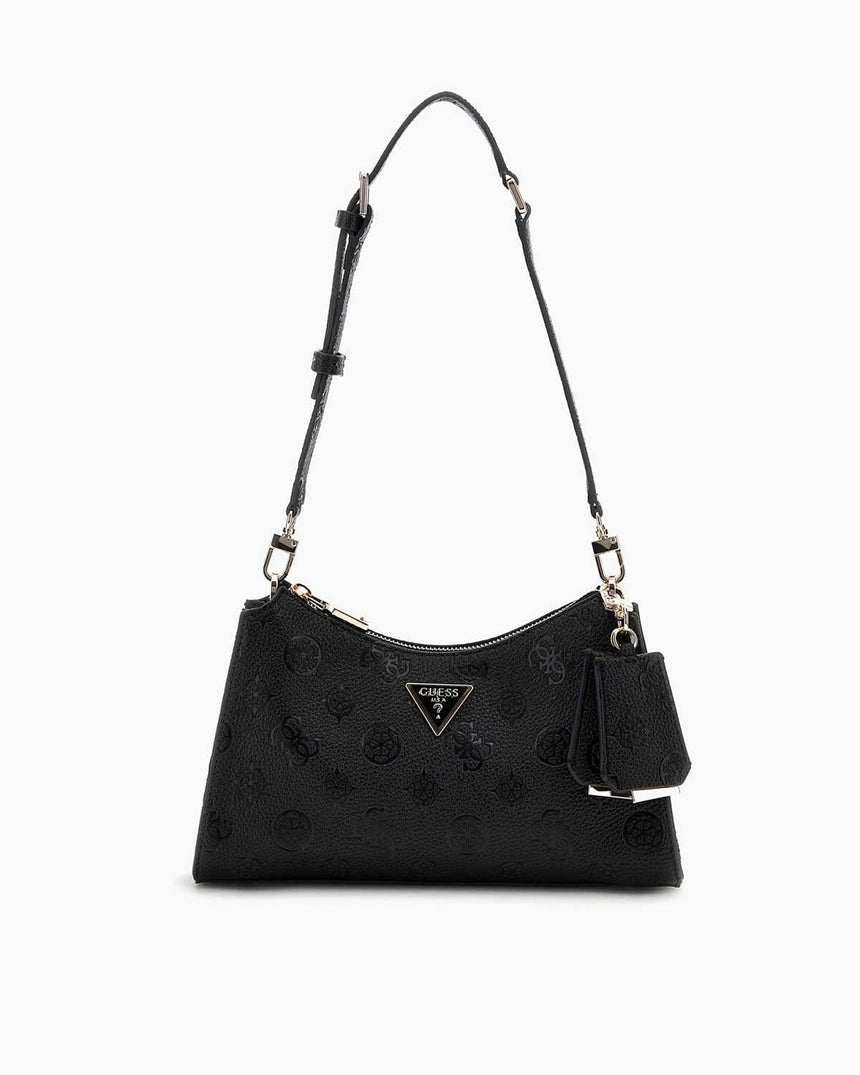Guess Cresidia II Kadın El Çantası Black Logo