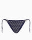 Guess String Brief Bikini Altı 4G Rustic Blue Aop