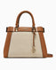 Guess Anadela Satchel El Çantası Natural Cognac
