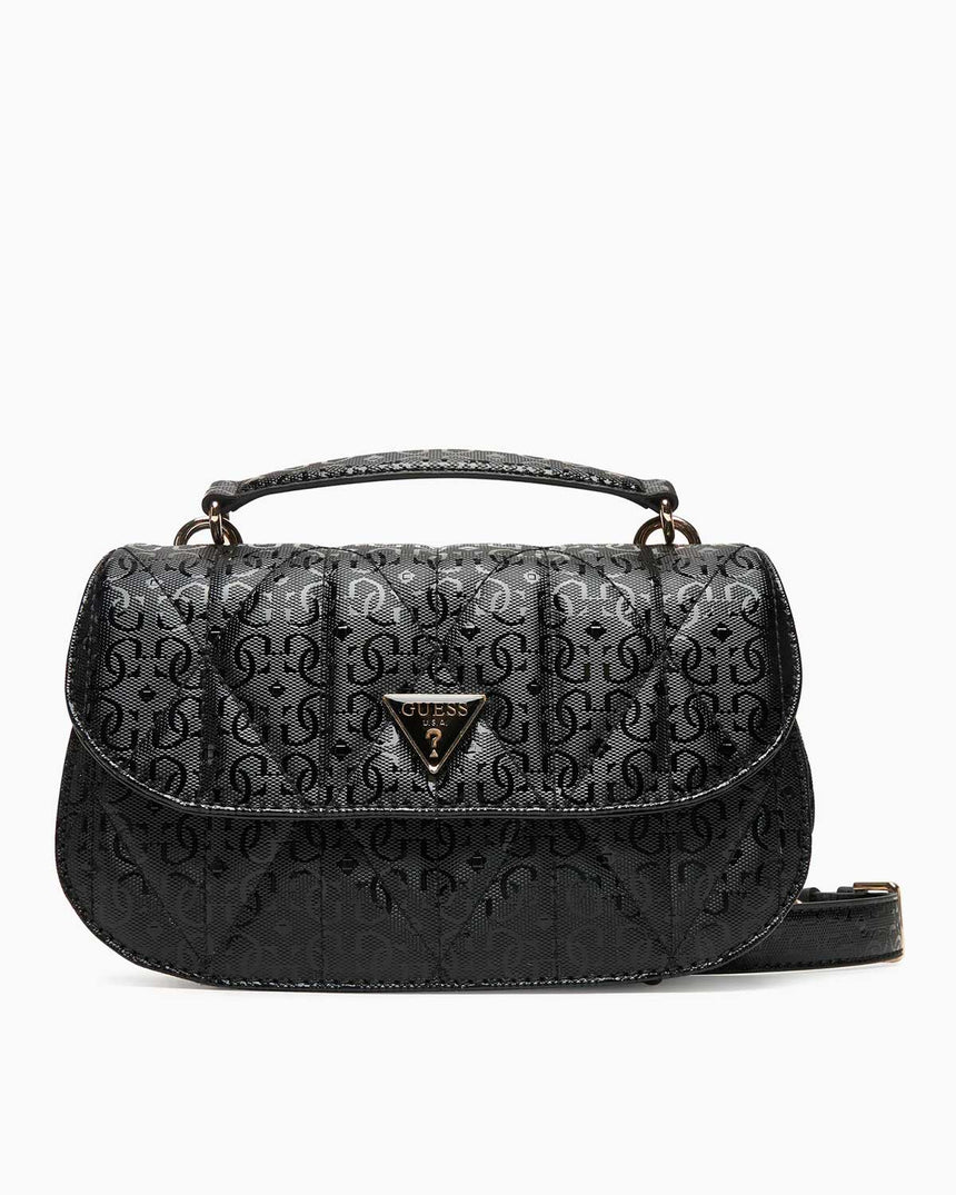 Guess Aldina 4G Logolu Kadın El Çantası Black