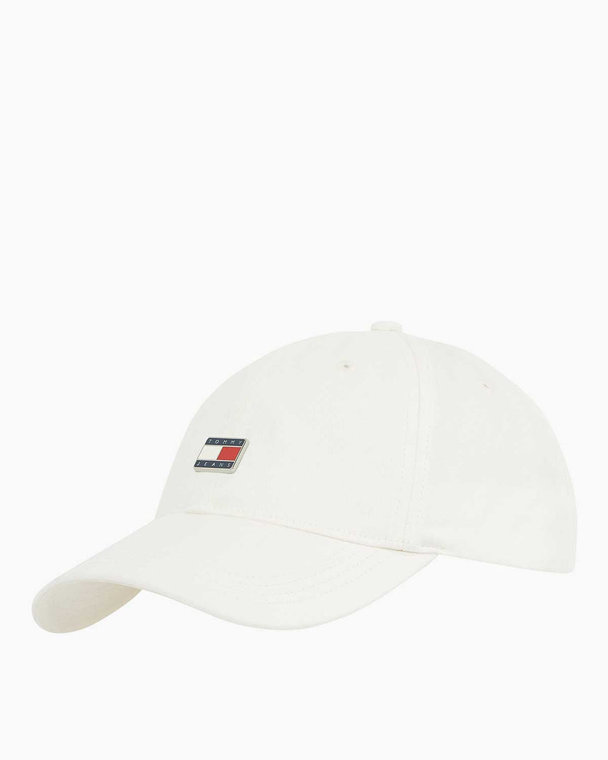 Tommy Hilfiger Heritage Plaque Logolu Şapka Ancient White