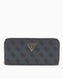 Guess Access Laurel II Büyük Boy Fermuarlı Kadın Cüzdan Coal Logo