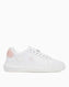 Calvin Klein Malmo Kısa Kalın Taban Kadın Sneaker Bright White/Sweet Pink