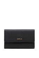 Isola Mary Kadın Hakiki Deri Cüzdan Siyah