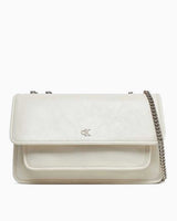 Calvin Klein Chain Flap Omuz Çantası Chalk