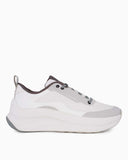 Calvin Klein Andrea Chunky Runner Kadın Sneaker White/Granite Road/Granite Gray