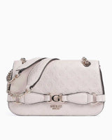Guess Arlena Convertible Flap Omuz Çantası Taupe Logo