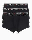 Guess Brian Hero Trunk 3'lü Boxer Black Cave