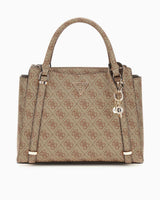 Guess Eco Erica Satchel El Çantası Latte Logo