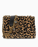 Guess Brenton Giully II 2 Kadın Omuz Çantası Leopard
