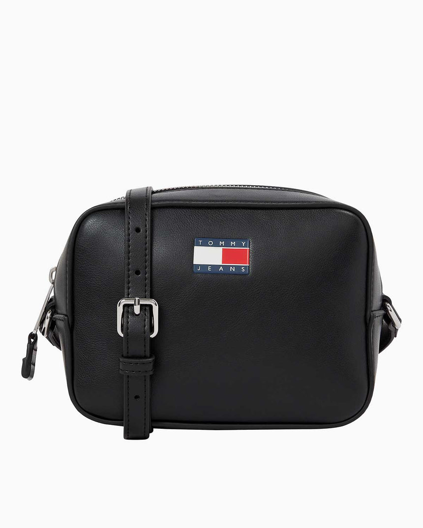 Tommy Hilfiger Ess Must Logo Baskılı Çapraz Askılı Çanta Black