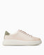 Calvin Klein Yükselen Tabanlı Süet Detaylı Kadın Sneaker Crystal Gray/Moss Gray