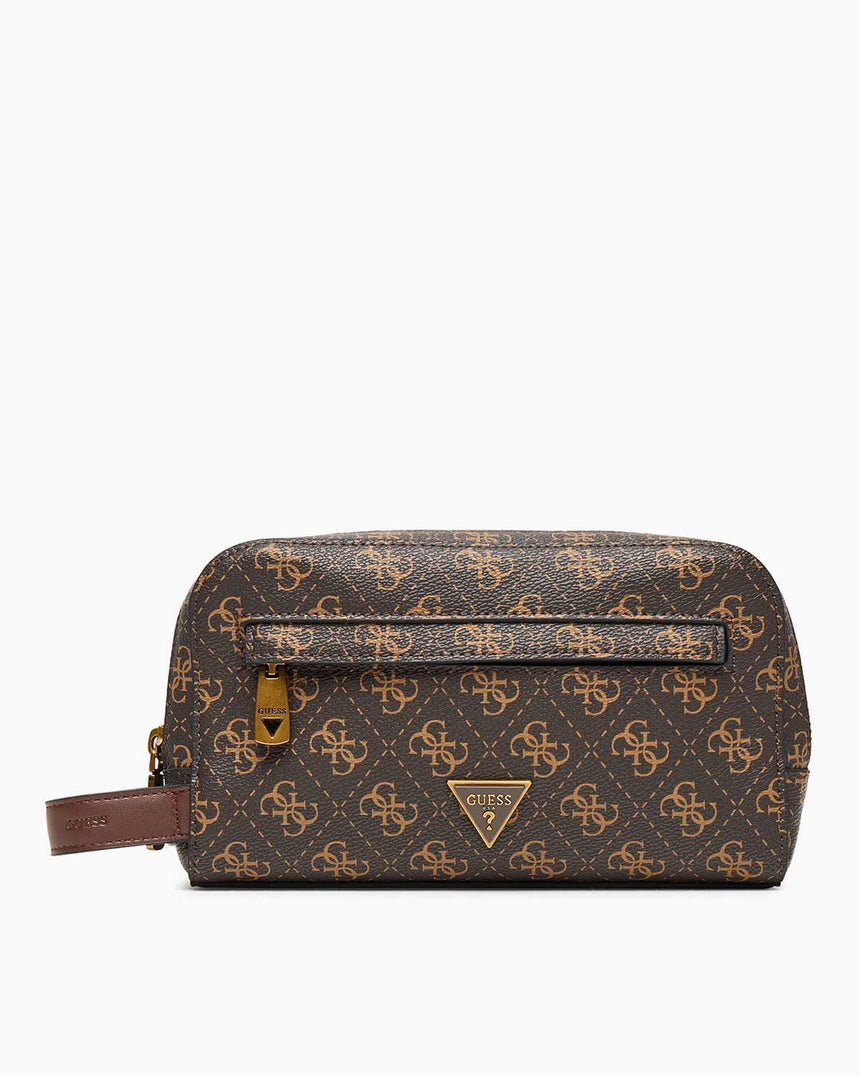 Guess Milano Erkek Makyaj Çantası Brown/Ochre