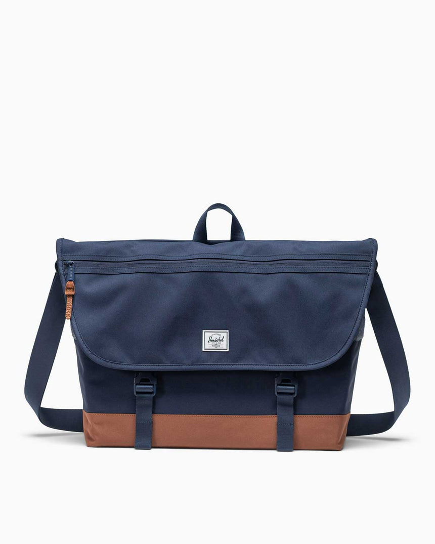 Herschel Cove Messenger Çapraz Askılı Çanta Navy/Saddle brown