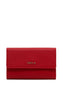 Isola Mary Kadın Hakiki Deri Cüzdan Kırmızı