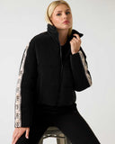 Guess New Jean Puffer Jack Kadın Aktif Mont Jet Black A996