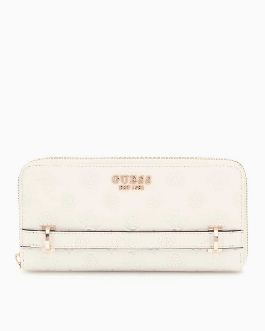 Guess Zarela Slg Large Zip Around Cüzdan Orange Fluo