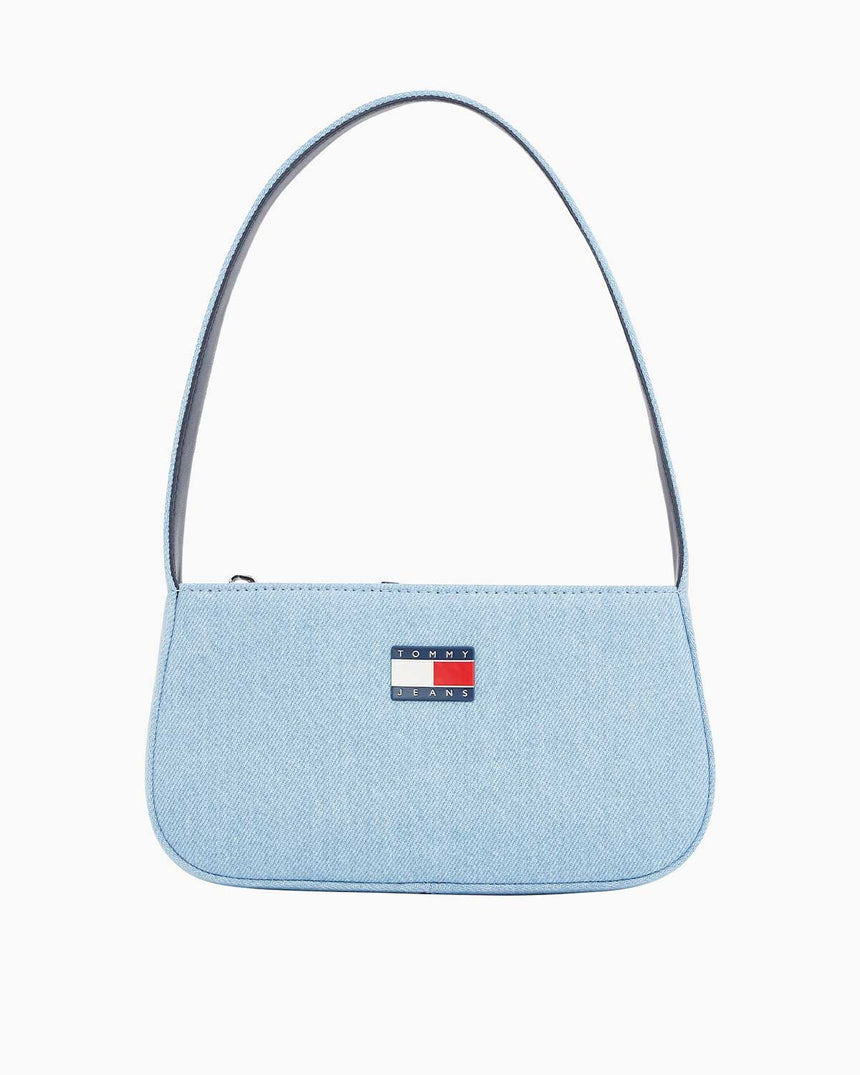 Tommy Hilfiger Ess Must Omuz Çantaıs Denim