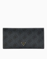 Guess Noreen Card Holder Monogram Cüzdan Coal Logo