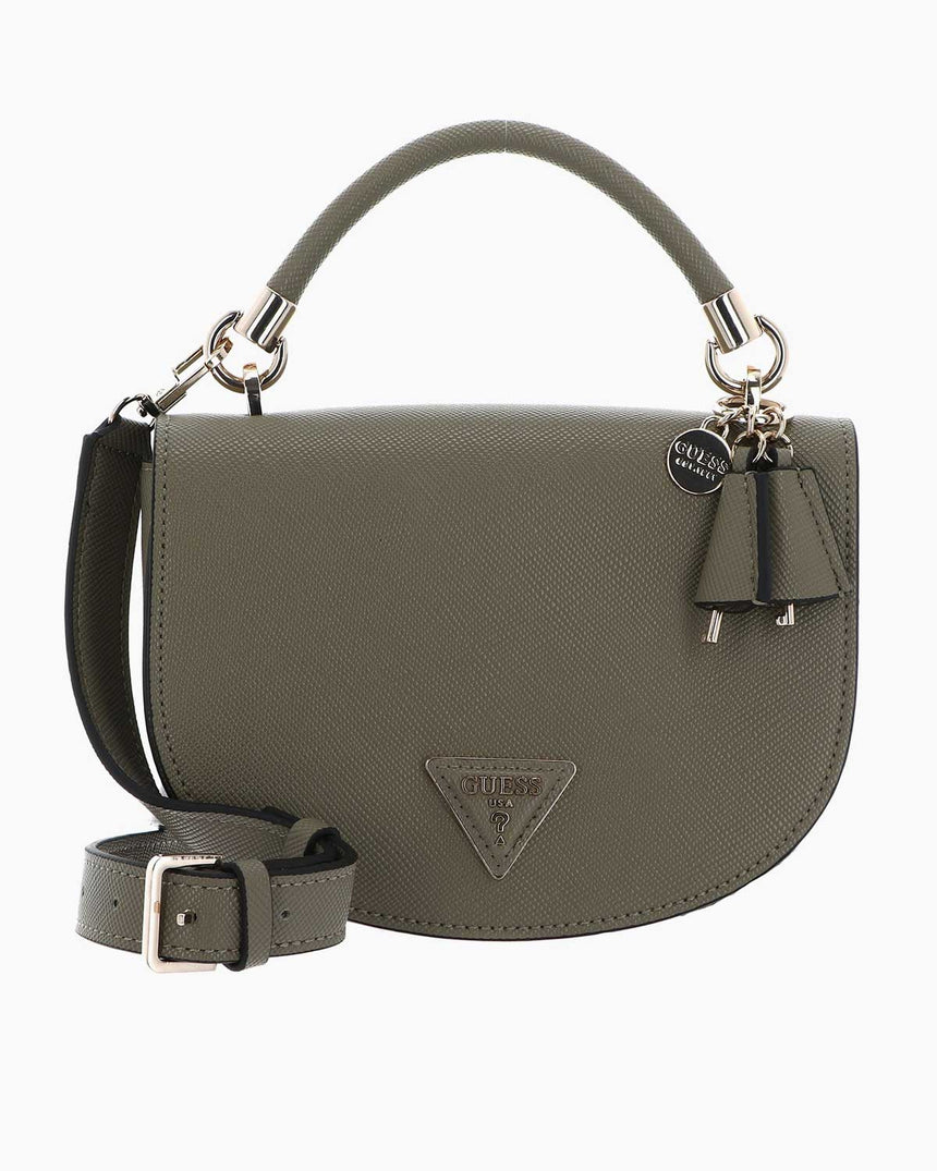 Guess Saddle Mini Aksesuarlı El Çantası Sage