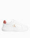 Calvin Klein Chunky Cupsole Low Lace Up Sneaker Bright White/Tuscany