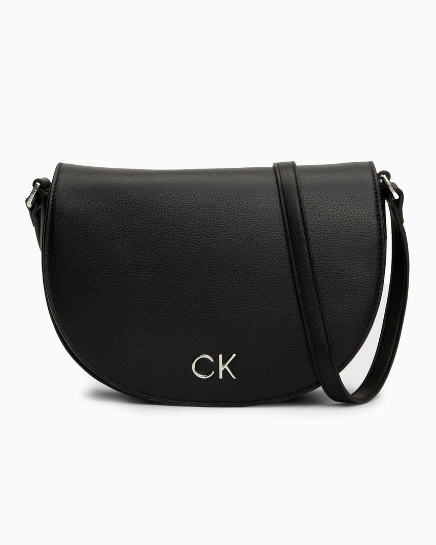 Calvin Klein Daily Saddle Pebble Çapraz Askılı Çanta CK Black