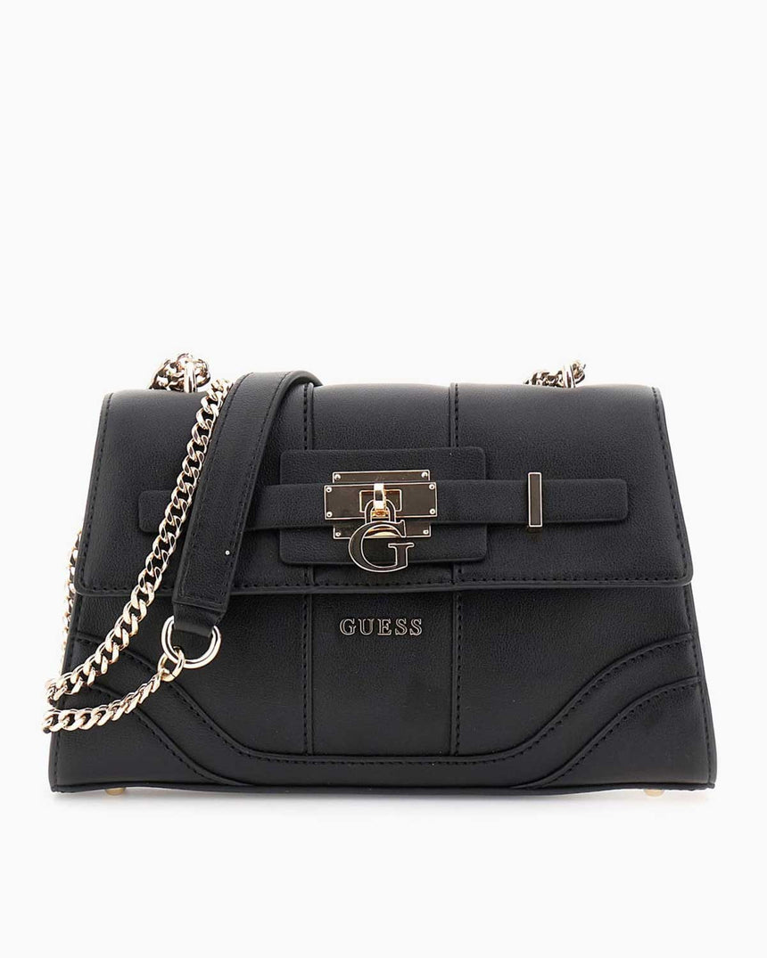 Guess Latona Greyson II Kadın Omuz Çantası Black