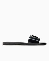 Calvin Klein Flat Logolu Sandalet Black