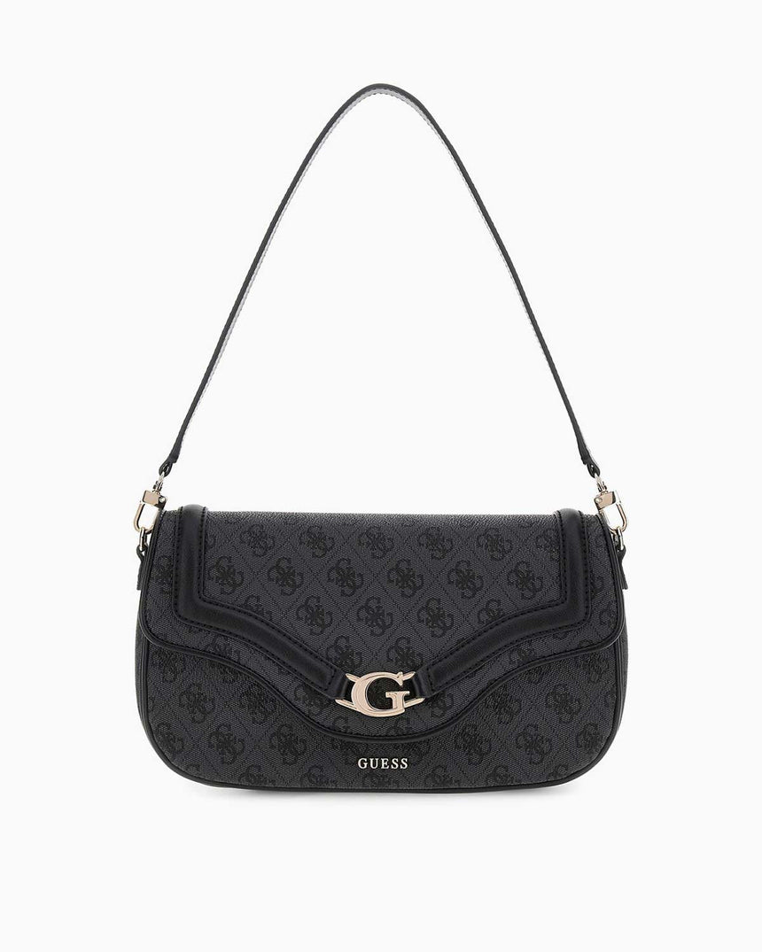 Guess Access Kadın Omuz Çantası Coal Logo