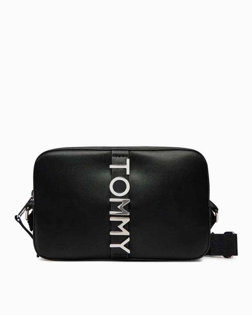 Tommy Jeans City Bold Logolu Çapraz Askılı Çanta Black