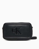Calvin Klein Kalın Logolu Kadın Kamera Çantası Black