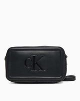 Calvin Klein Kalın Logolu Kadın Kamera Çantası Black
