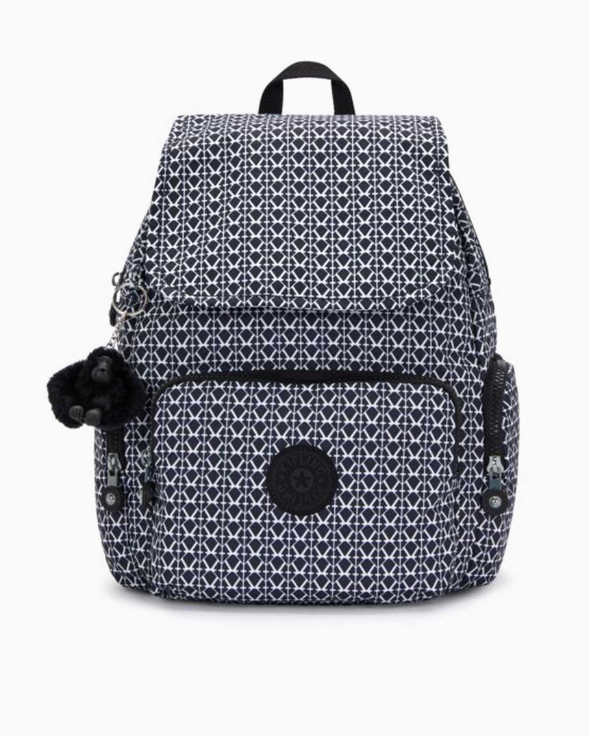 Kipling City Pack Zip Basic Sırt Çantası Signature Print
