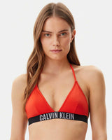 Calvin Klein Triangle Bikini Üstü Flaming Chili