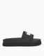Tommy Hilfiger Elevated Flatform Slide Kadın Terlik Black