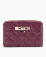 Guess Blane Idra Orta Boy Fermuarlı Kadın Cüzdan Wine