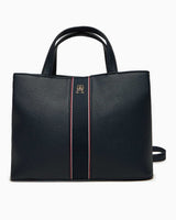 Tommy Hilfiger Legacy Satchel El Çantası Space Blue