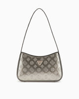Guess Arnela Rugan Omuz Çantası Pewter - Logo